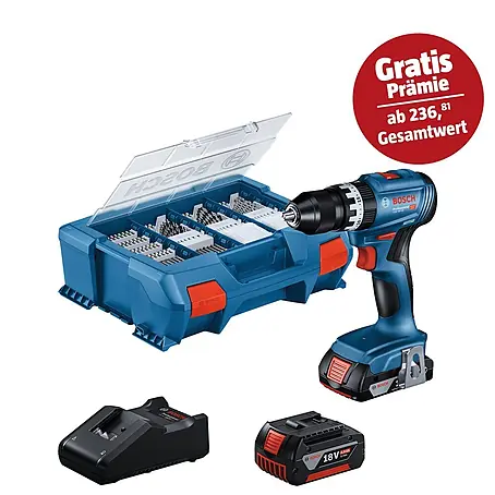 Bosch Professional AMPShare 18V Akku-Schlagbohrschrauber GSB 18V-45
