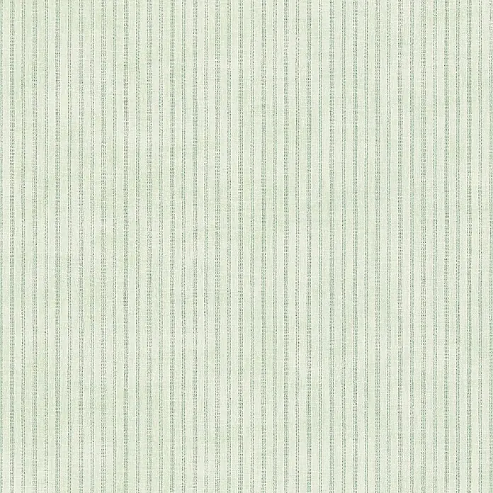 A.S. Création Maison Charme Vliestapete - Grün, Streifen, 10,05 x 0,53 m - Feiner, hell gestreifter Stoff mit minimalistischem Design, ideal für subtile Dekorationen und elegante Akzente im Wohnbereich.