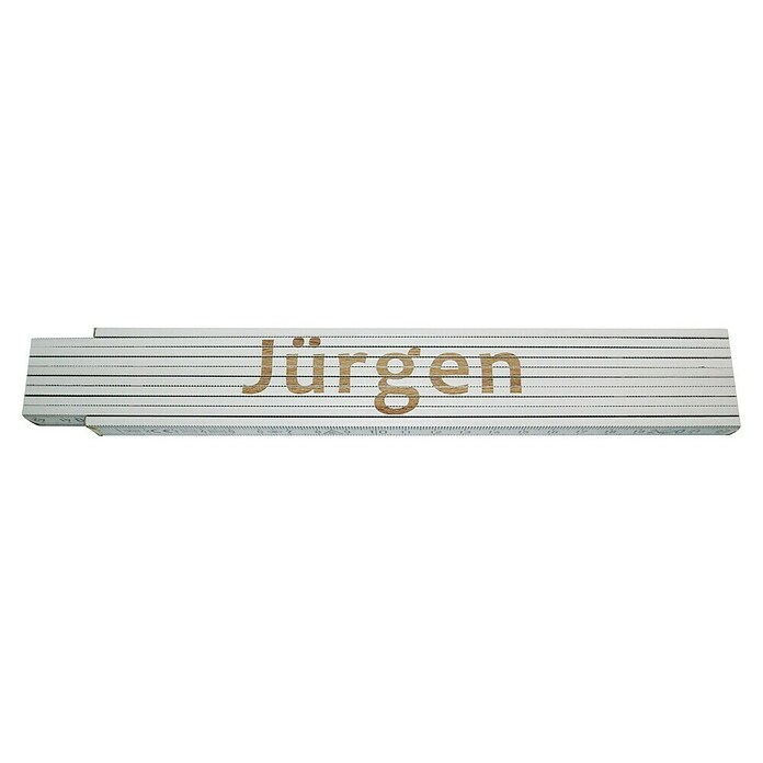 Zollstock (Aufdruck: Jürgen, 2 m)