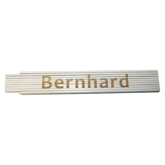 Zollstock (Aufdruck: Bernhard, 2 m)