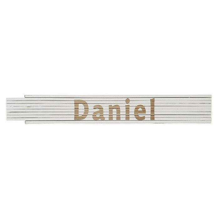 Zollstock (Aufdruck: Daniel, 2 m)