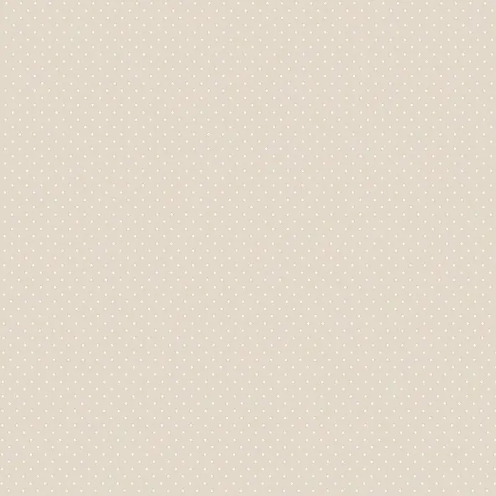 A.S. Création Maison Charme Vliestapete Punkte - Taupe-Weiß, Grafisch, 10,05 x 0,53 m - Beige Hintergrund mit einem dezenten, gepunkteten Muster, ideal für vielseitige Designprojekte und Textilien.