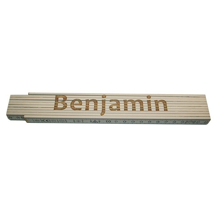 Zollstock (Aufdruck: Benjamin, 2 m)