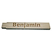 Zollstock (Aufdruck: Benjamin, 2 m)
