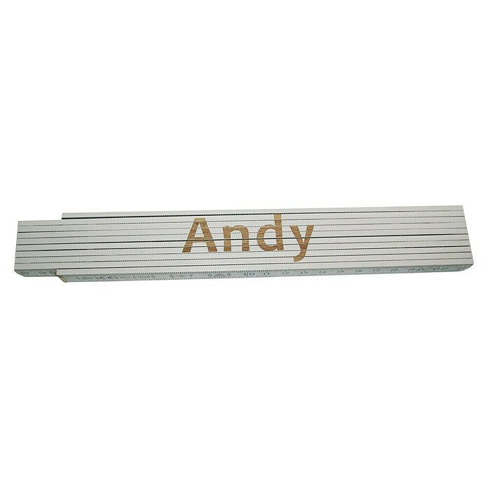 Zollstock (Aufdruck: Andy, 2 m)