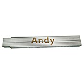 Zollstock (Aufdruck: Andy, 2 m)