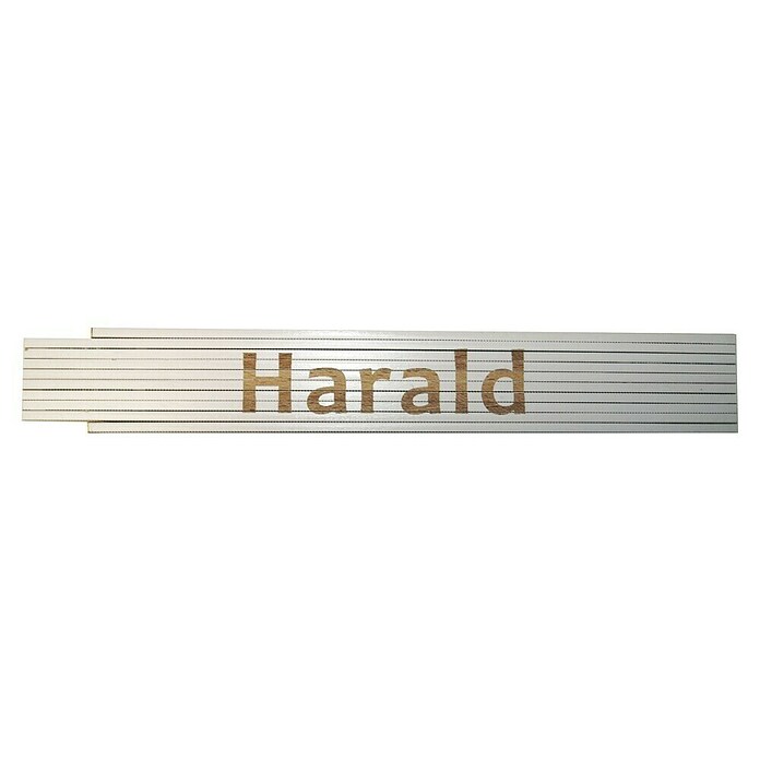 Zollstock (Aufdruck: Harald, 2 m)