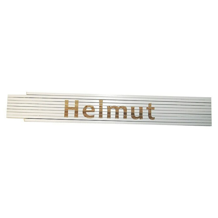 Zollstock (Aufdruck: Helmut, 2 m)