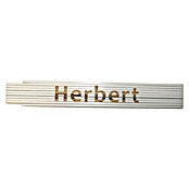 Zollstock (Aufdruck: Herbert, 2 m)