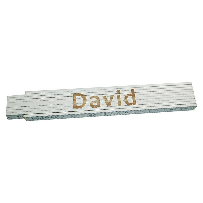 Zollstock (Aufdruck: David, 2 m)