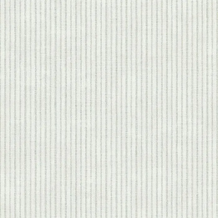 A.S. Création Maison Charme Vliestapete - Grau-Hellgrau, Streifen, 10,05 x 0,53 m - Texturiertes Stoffmuster mit feinen, vertikalen Streifen in Grau und Weiß, ideal für elegante und schlichte Designs.