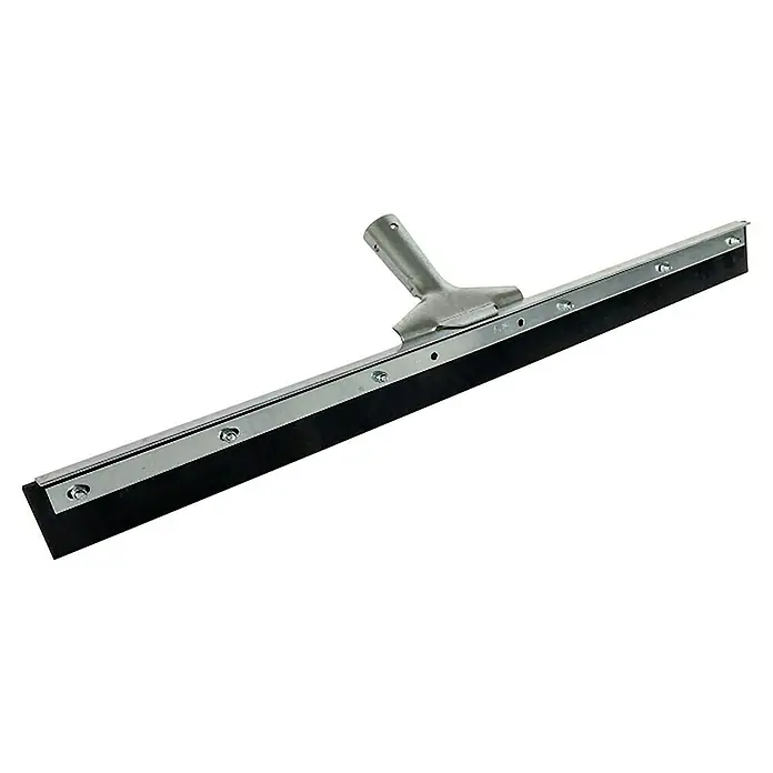 Heka Wasserschieber - Vollgummi, Länge: 60 cm - Ein professioneller Abzieher mit Metallschiene und schwarzer Gummilippe, ideal für glatte Oberflächen. Robust und langlebig.