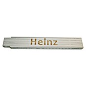 Zollstock (Aufdruck: Heinz, 2 m)