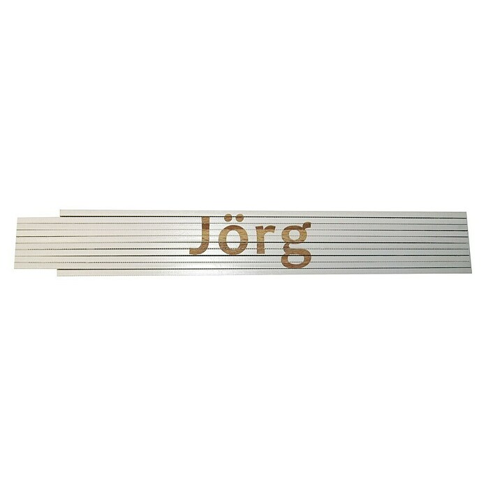 Zollstock (Aufdruck: Jörg, 2 m)