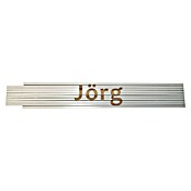 Zollstock (Aufdruck: Jörg, 2 m)