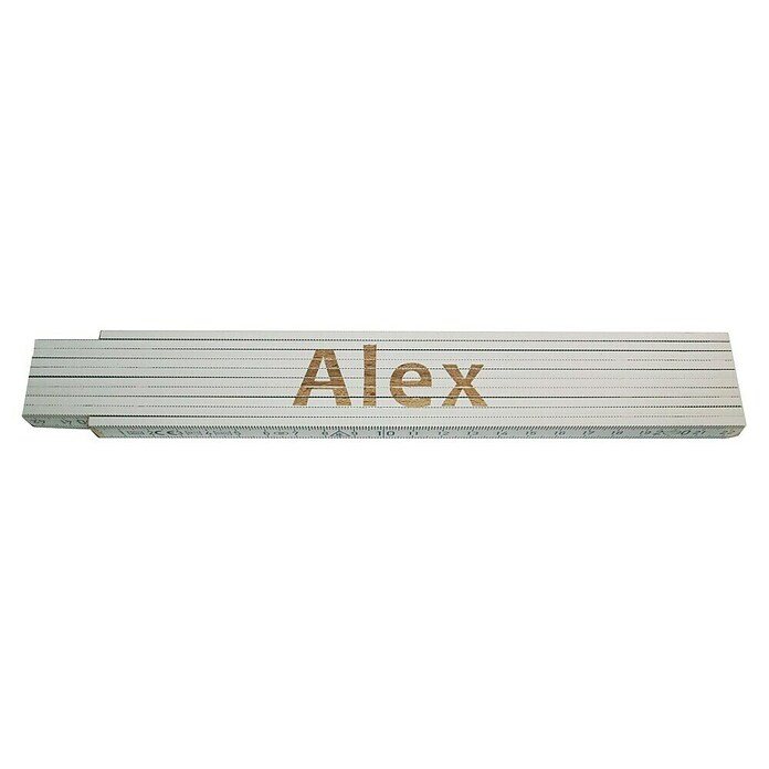 Zollstock (Aufdruck: Alex, 2 m)