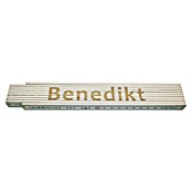 Zollstock (Aufdruck: Benedikt, 2 m)