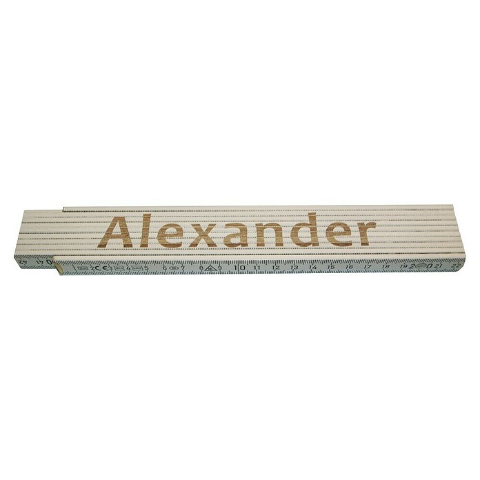 Zollstock (Aufdruck: Alexander, 2 m)