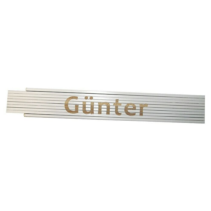 Zollstock (Aufdruck: Günter, 2 m)