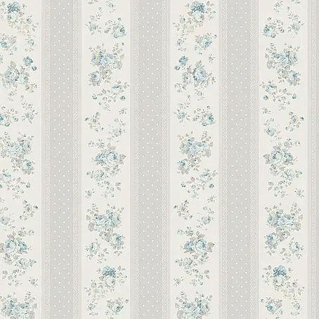 A.S. Création Maison Charme Vliestapete Vertikale Blümchen