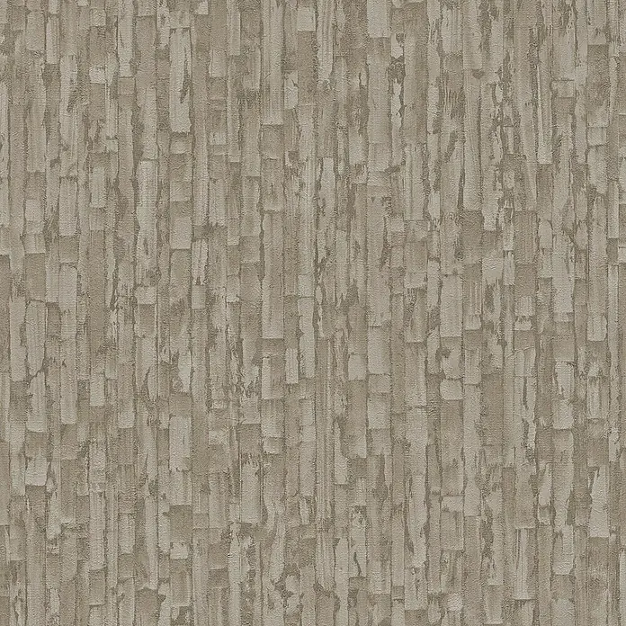 A.S. Création Metropolitan Stories Hot Spots Vliestapete Grafik - Beige-Grau-Metallic, Grafisch, 10,05 x 0,53 m - Nahaufnahme einer strukturierten Tapete in Erdton mit einem linearen, abstrakten Muster. Eine moderne und natürliche Wandgestaltung.