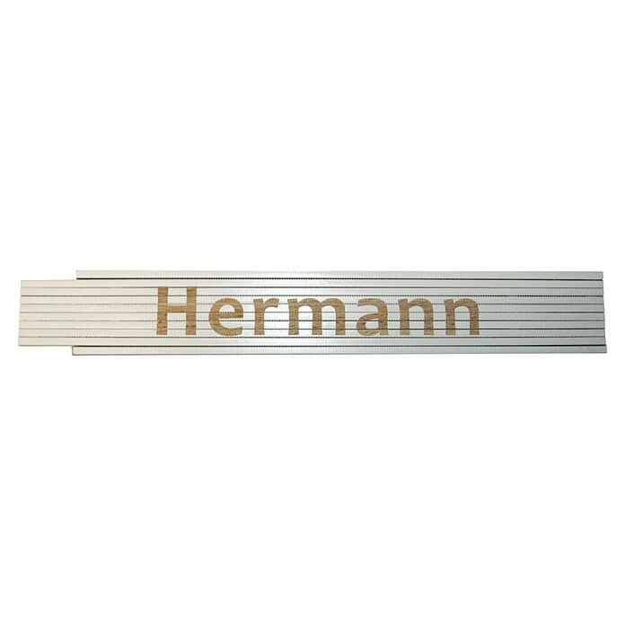 Zollstock (Aufdruck: Hermann, 2 m)