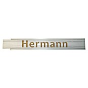 Zollstock (Aufdruck: Hermann, 2 m)
