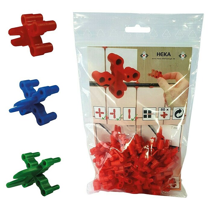 Heka Fliesenkreuz FLIESEN FIT (6 mm, 7 mm, 50 Stk.)