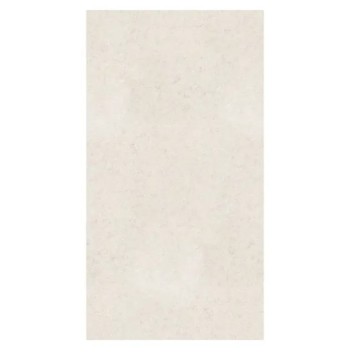 LOGOCLIC Arbeitsplatte nach Maß Elementa Pro - Calisto Sand, 410 x 65 x 3,8 cm - Elegante cremefarbene Fliesenoberfläche mit subtiler Textur für ein stilvolles und zeitloses Design in jedem Raum.