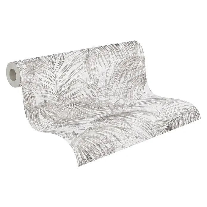 A.S. Cration Michalsky Metropolis Vliestapete Farn - Wei-Grau, Floral,  10,05 x 0,53 m online kaufen bei BAUHAUS