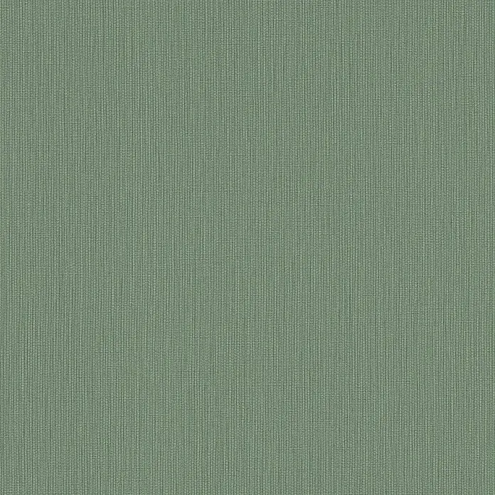 A.S. Création Michalsky Metropolis Vliestapete - Dunkelgrün, Uni, 10,05 x 0,53 m - Feine, grüne Textur mit einer subtilen Gewebestruktur. Ideal für Hintergründe und Designelemente.