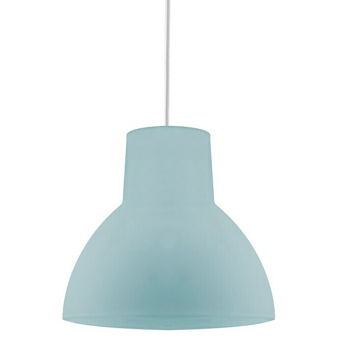 Lámpara colgante Bell (40 W, Azul, Altura: 21 cm)
