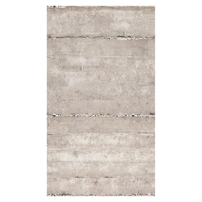 A.S. Création The Wall 2 Fototapete Betonwand I - B x H: 159 x 280 cm, Vlies - Nahaufnahme einer Betonwand mit horizontalen Linien und unebener Oberfläche. Ideal für industrielle Hintergründe.