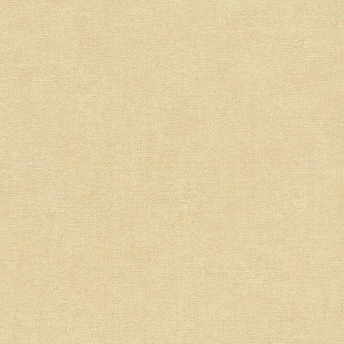 A.S. Création Metropolitan Stories Hot Spots Vliestapete - Beige-Gelb-Orange, Uni, 10,05 x 0,53 m - Nahaufnahme einer beigen Leinwandtextur, ideal für Hintergründe und Textildesign, die eine warme, natürliche Ästhetik verleiht.