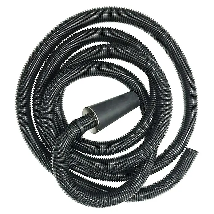 Heka Saugheber - Passend für: Industriesauger ab 1200 W, Tragkraft: 40 kg - Schwarzer Staubsaugerschlauch mit Griff gewickelt, ideal für die Reinigung von Ecken und schwer zugänglichen Stellen.