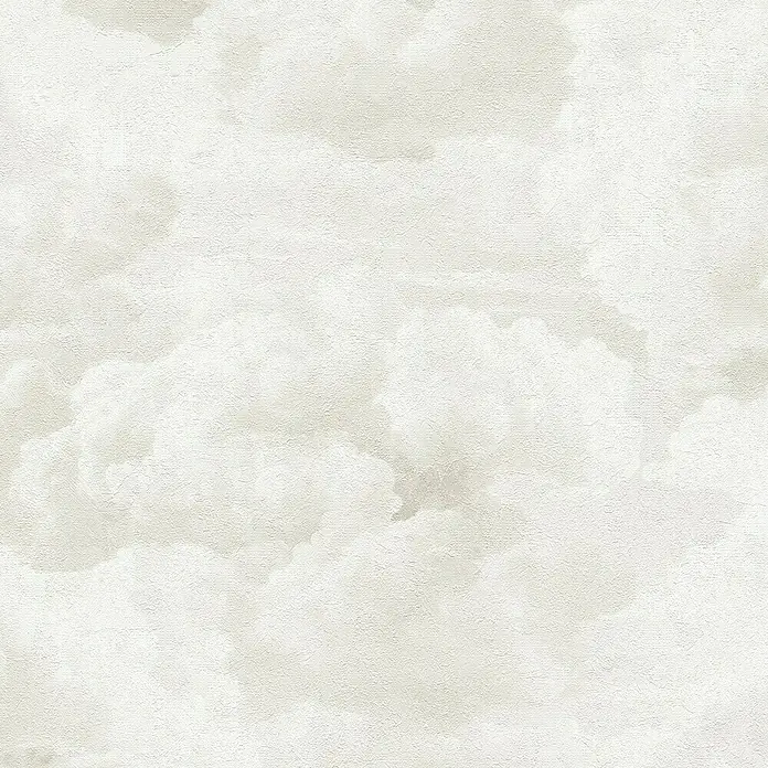 A.S. Création Michalsky Metropolis Vliestapete Wolken - Creme-Weiß, Sonstiges, 10,05 x 0,53 m - Strukturiertes Wolkenmuster in sanften Weißtönen. Ideal für ruhige Wandgestaltungen und entspannende Wohnbereiche mit viel Flair.