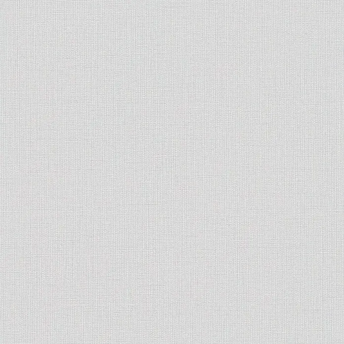 A.S. Création Michalsky Metropolis Vliestapete - Graublau, Uni, 10,05 x 0,53 m - Nahaufnahme einer eleganten, hellgrauen Textur, die subtile Webdetails für vielseitige Designanwendungen zeigt.