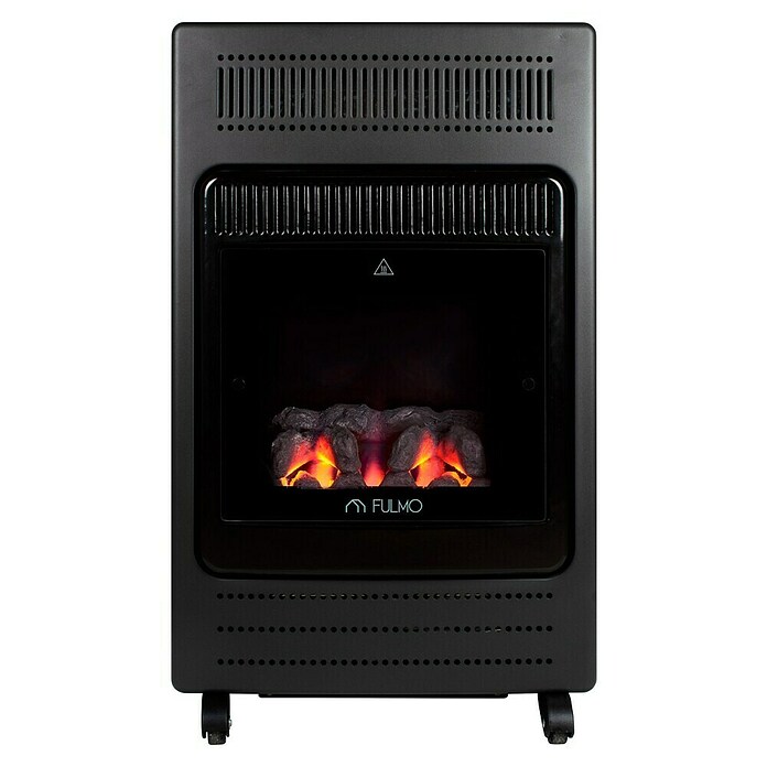 Fulmo Estufa de gas decorativa Nórdica (1,9 kW - 3,4 kW, Gris oscuro) | BAUHAUS