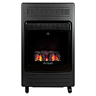 Fulmo Estufa de gas decorativa Nórdica (1,9 kW - 3,4 kW, Gris oscuro)