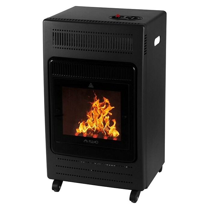 Fulmo Estufa de gas decorativa Nórdica (1,9 kW - 3,4 kW, Gris oscuro) | BAUHAUS