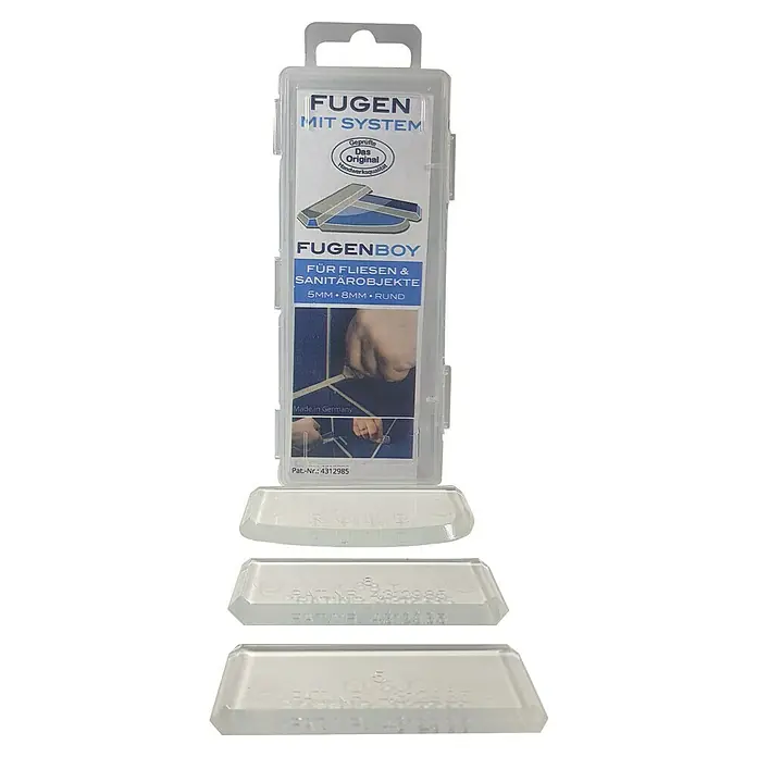 Heka Fugengummi Fugenboy - Passend für: Fugenbreite 5/8 mm, Geeignet für: Fliesen - Fugenboy Fugenreiniger mit System für Fliesen und Sanitärkeramik, 5mm, 8mm, Rund. Ideal zur Fugenreinigung und -pflege.