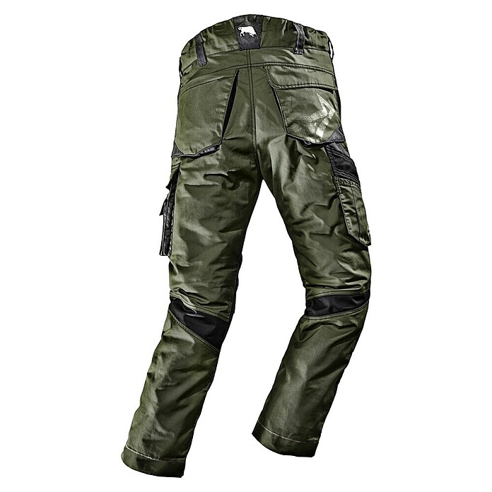 Bullstar Arbeitshose Worxtar (Unisex, Konfektionsgröße: 52, Oliv/Schwarz) | BAUHAUS