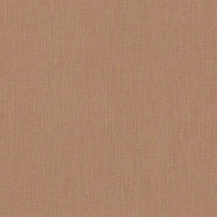 A.S. Création Daniel Hechter 7 Vliestapete - Mittelbraun, Uni, 10,05 x 0,53 m - Nahaufnahme eines strukturierten, braunen Stoffes, ideal für Textilien und Hintergründe mit rustikalem Charme.