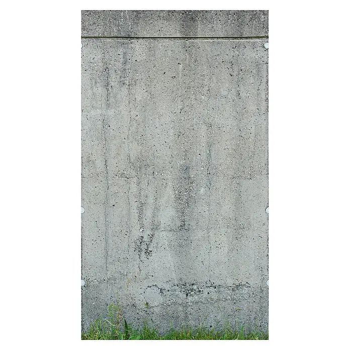 A.S. Création The Wall 2 Fototapete Betonwand mit Moos - B x H: 159 x 280 cm, Vlies - Betonmauer mit Grasbewuchs und leichten Rissen, die eine robuste und natürliche Textur bietet. Ideal für Hintergründe und Texturen.