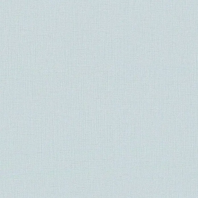 A.S. Création Michalsky Metropolis Vliestapete - Pastellblau, Uni, 10,05 x 0,53 m - Feine Leinwandstruktur in einem hellen Blauton, ideal als dezenter Hintergrund oder zur Texturierung von Designs.