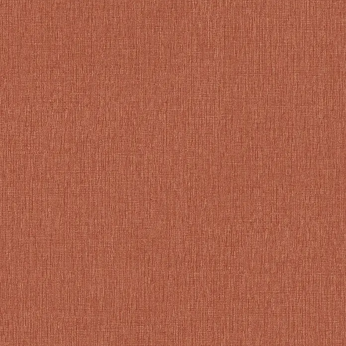 A.S. Création Daniel Hechter 7 Vliestapete - Rot, Uni, 10,05 x 0,53 m - Texturierte Stoffoberfläche in einem warmen, rötlich-braunen Farbton, ideal für Hintergründe und Designelemente.