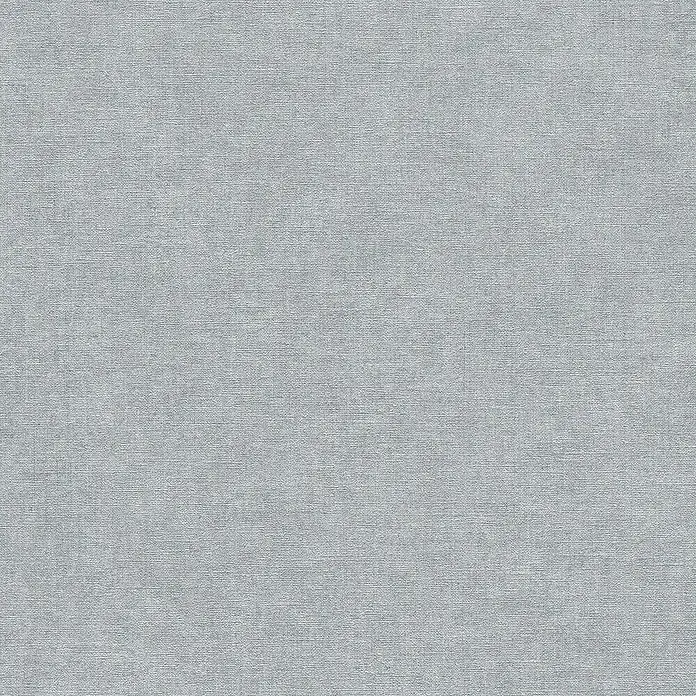 A.S. Création Pintwalls 2 Vliestapete - Grau-Blau, Uni, 10,05 x 0,53 m - Texturierte, hellblaue Stofftapete mit Leinwandbindung für eine ruhige und elegante Wandgestaltung.