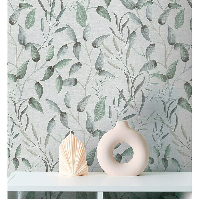 A.S. Création Pintwalls 2 Flis tapeta Pure Elegance/ Pint Walls II  (Zelena, bijela, Floral, 10,05 x 0,53 m) | BAUHAUS