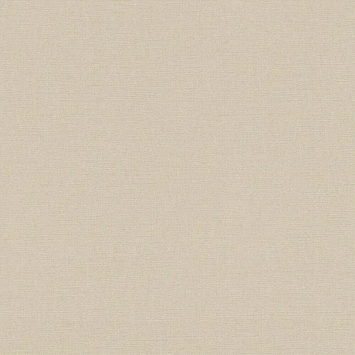 A.S. Création Michalsky Metropolis Vliestapete - Beige, Uni, 10,05 x 0,53 m - Elegante Nahaufnahme eines hellen, beigen Textilstoffs mit feiner Webstruktur, ideal für vielseitige Designanwendungen und Projekte.