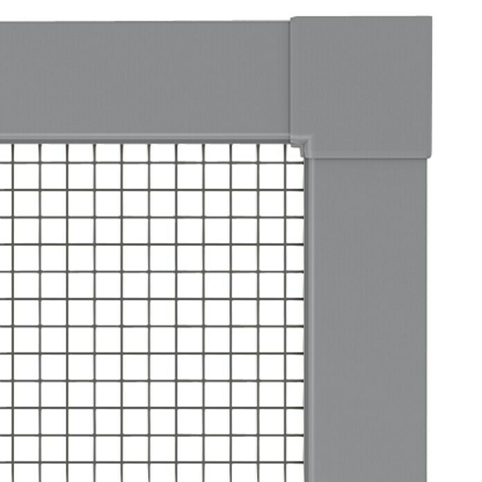 Windhager Insektenschutzfenster Ultra Flat (B x H: 120 x 150 cm, Anthrazit, Schnellmontagefedern)